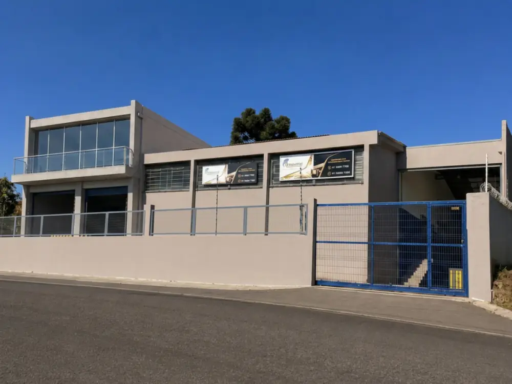 Fachada da fábrica da FF Industrial em Almirante Tamandaré (PR)